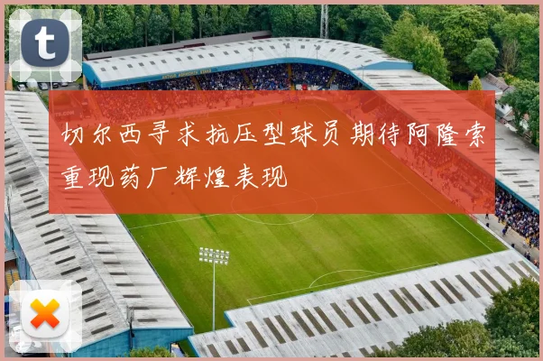 切尔西寻求抗压型球员期待阿隆索重现药厂辉煌表现